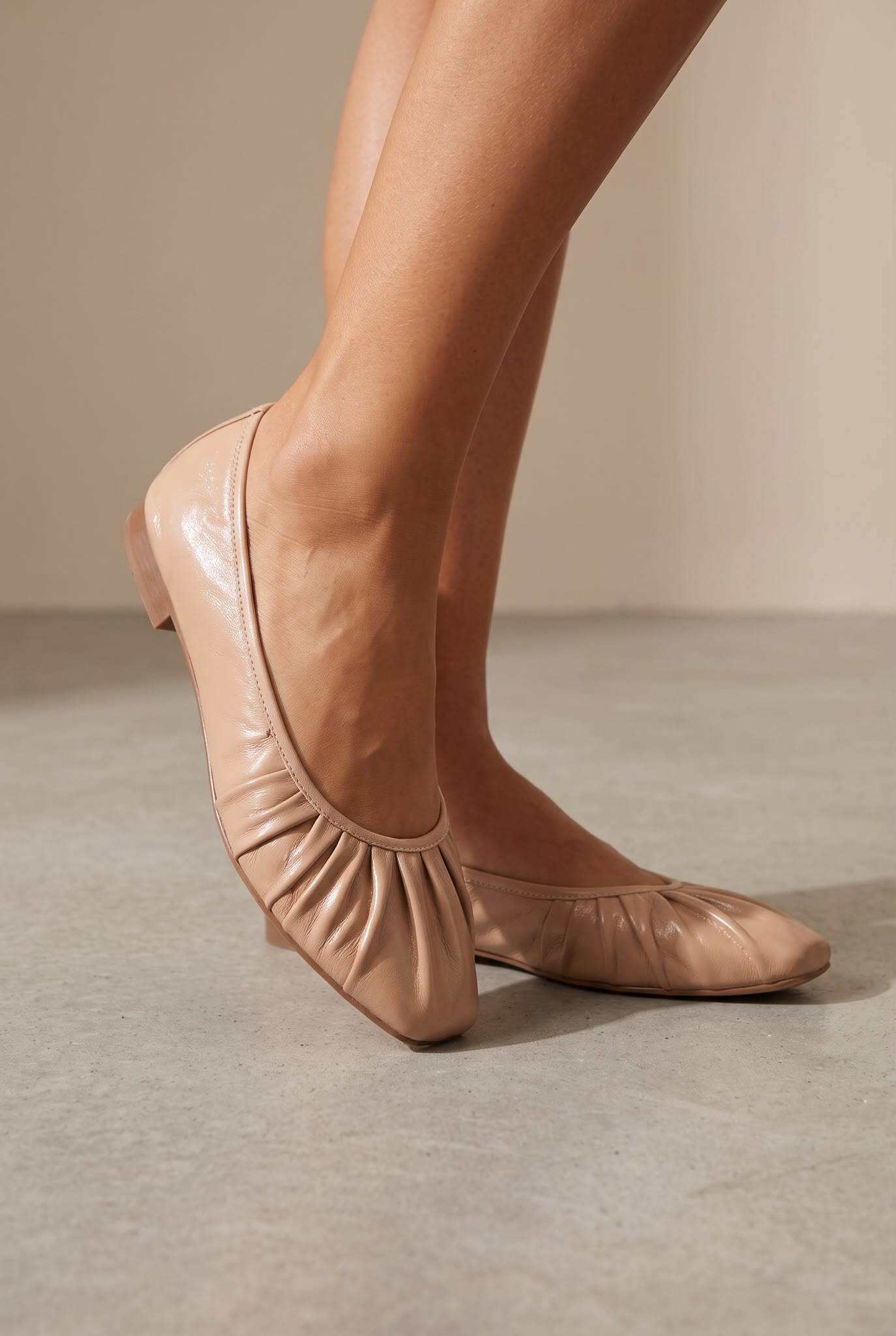 Grossiste R and BE - Ballerines froissées