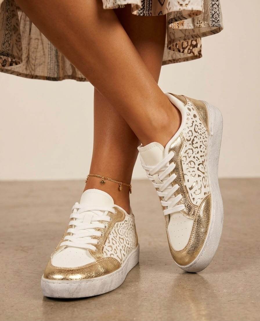 Wholesaler R and BE - Women's sneakers with vintage sole
