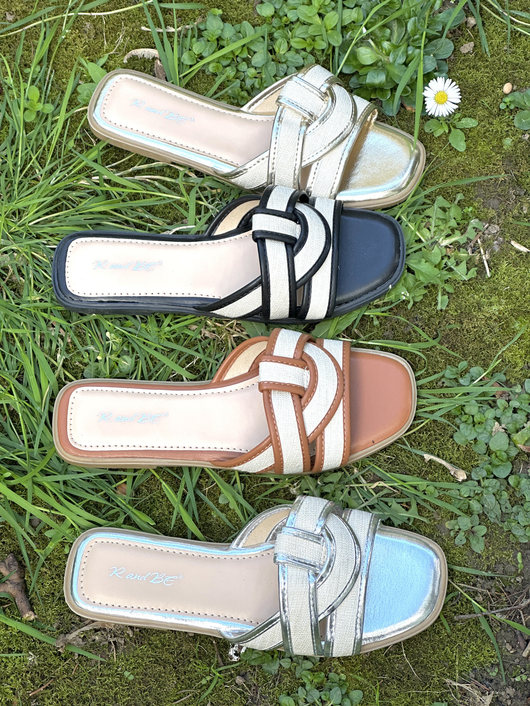 Großhändler R and BE - BK571 Bicolored Flat Maultiere