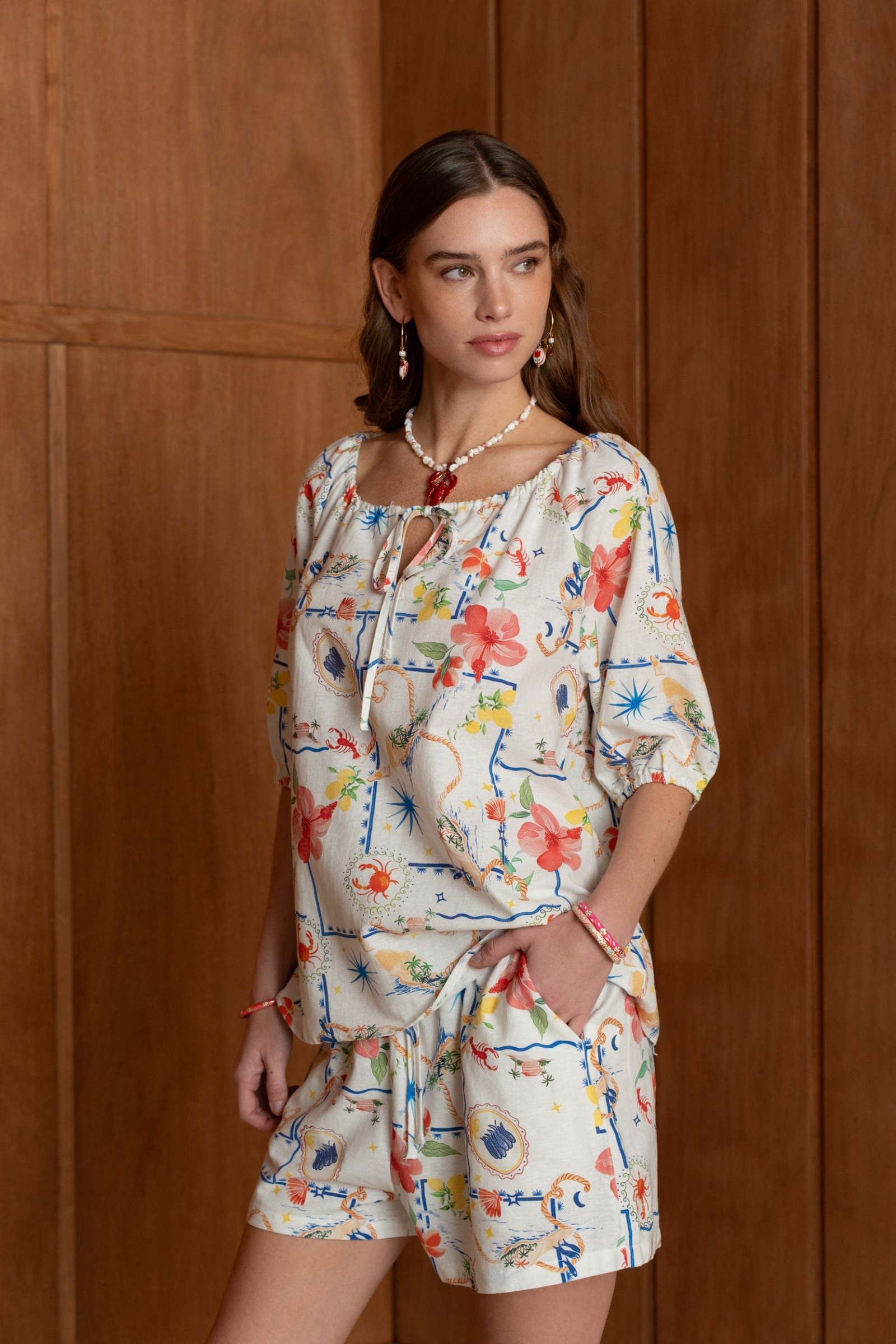 Mayorista R-Display - Blusa Floral