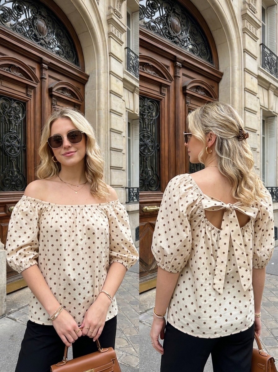 Mayorista R-Display - Blusa de lunares
