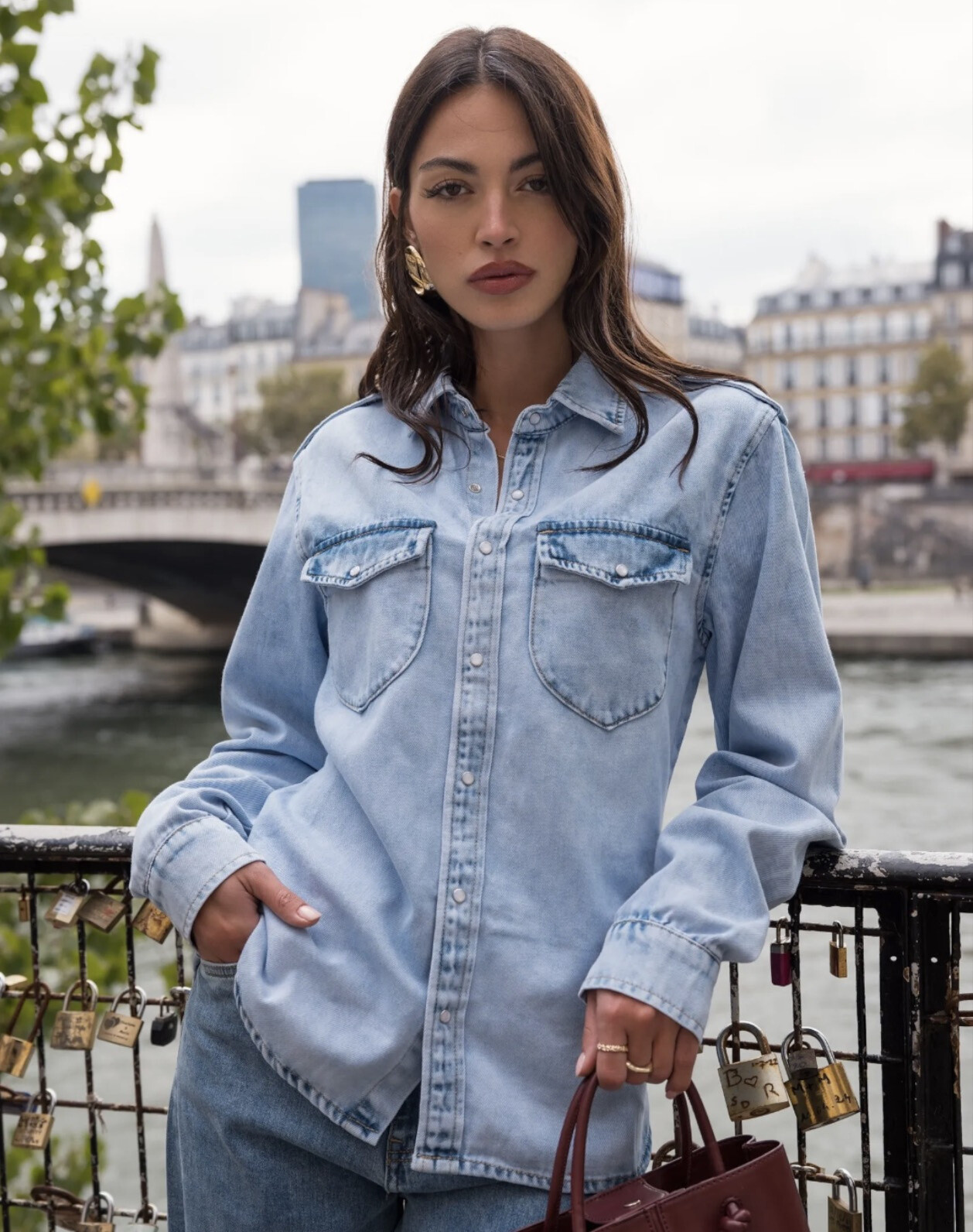 Grossiste R-Display - Chemise en jean
