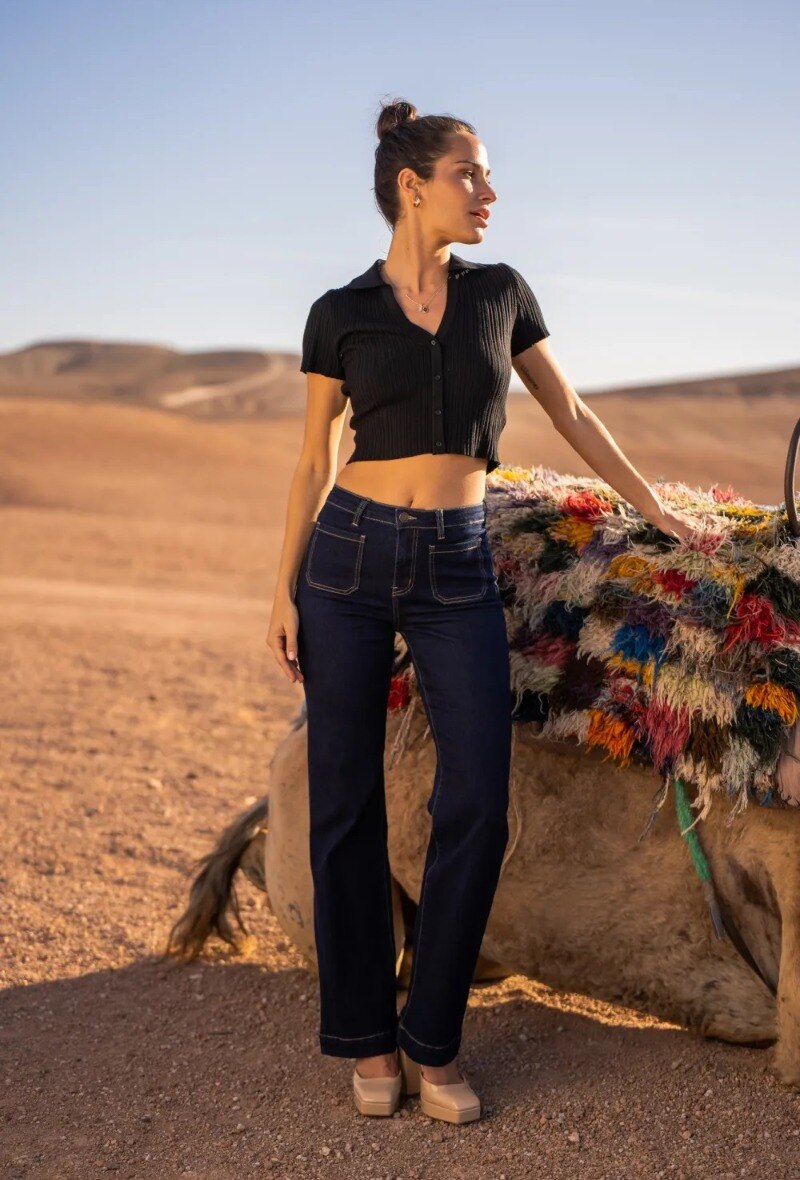 Großhändler R-Display - Wide leg jean