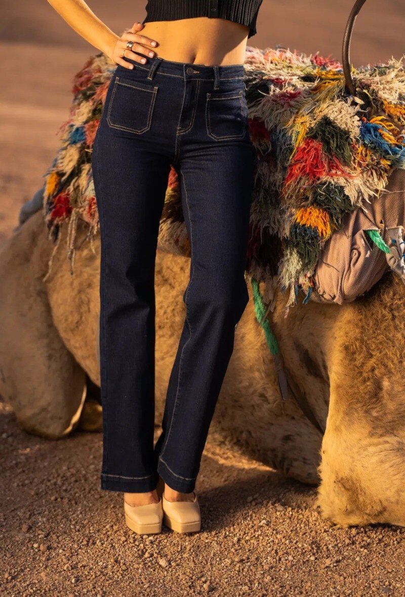 Wide leg jean - denim - 3 - Großformat