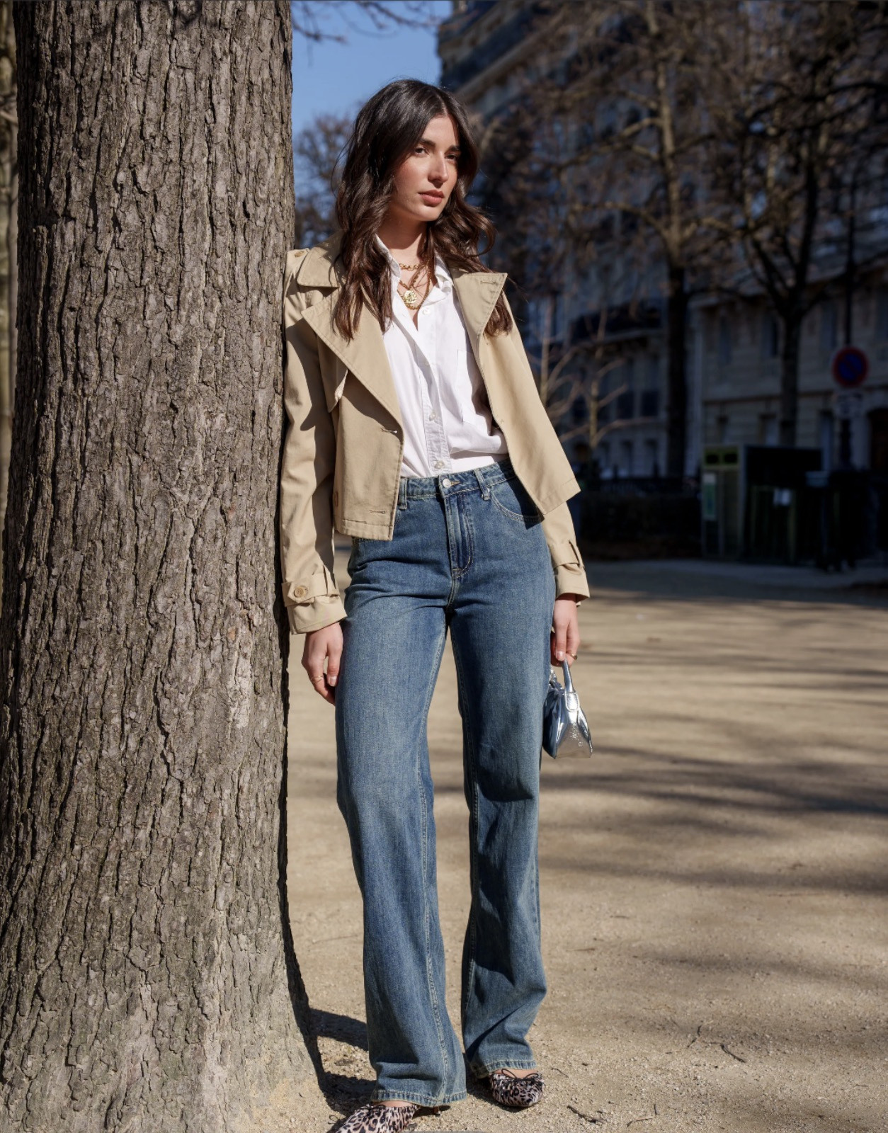 Grossiste R-Display - Jeans Wide Leg en Coton