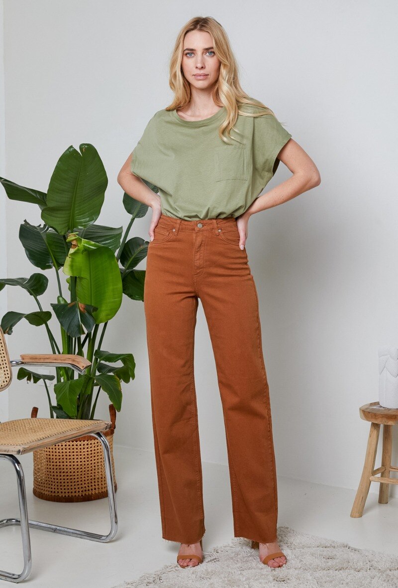 Grossiste R-Display - Pantalon Wide leg taille haute