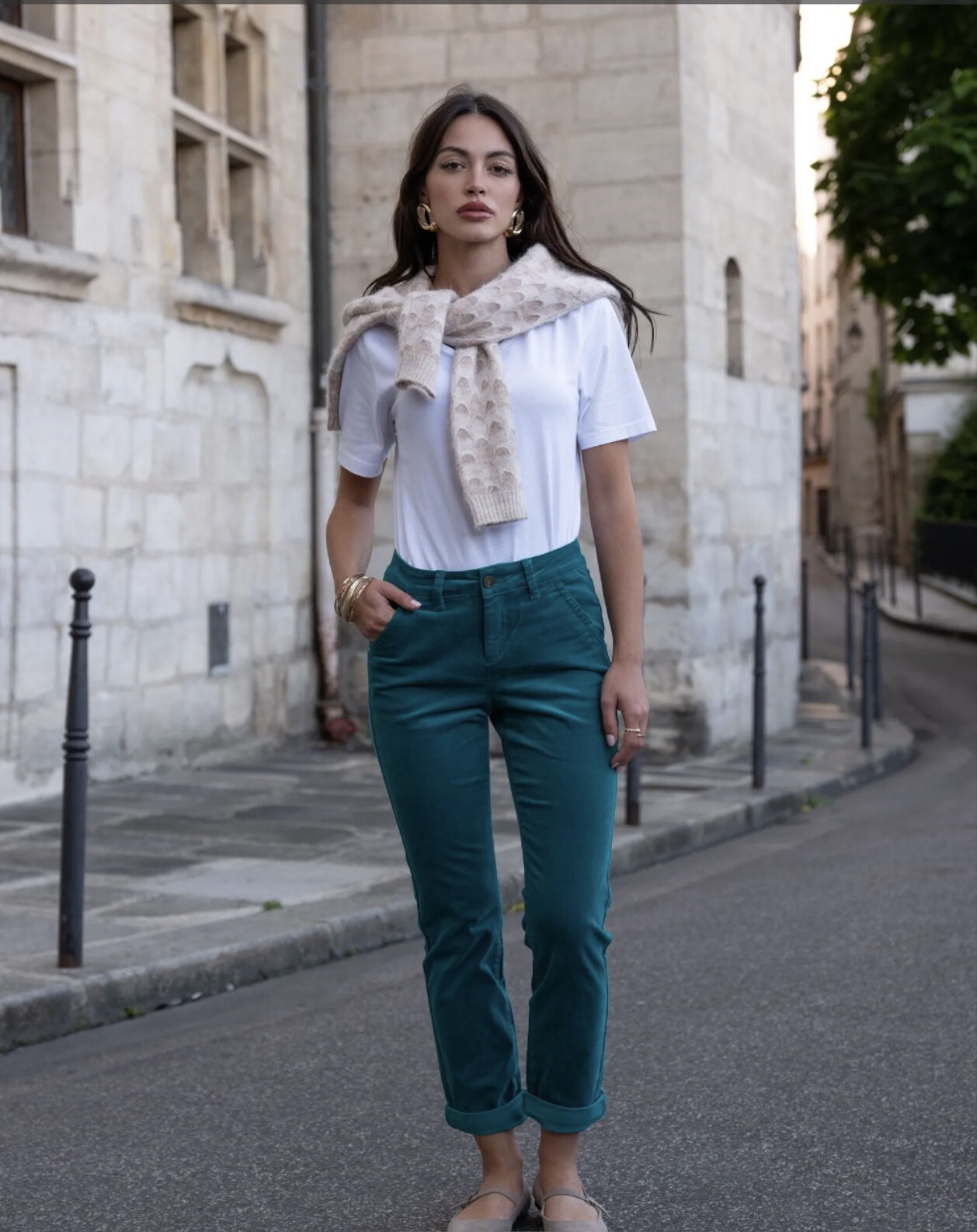 Grossiste R-Display - Pantalon Chino en velour