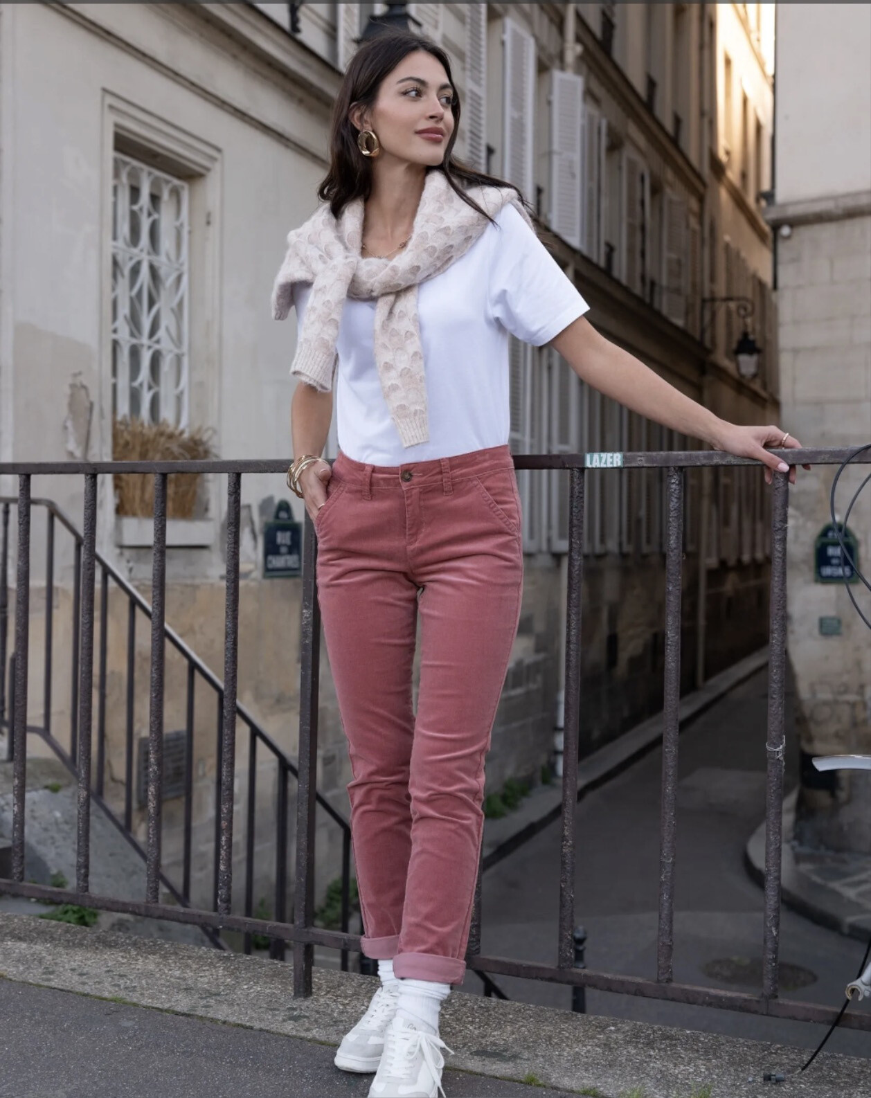 Grossiste R-Display - Pantalon Chino en velour