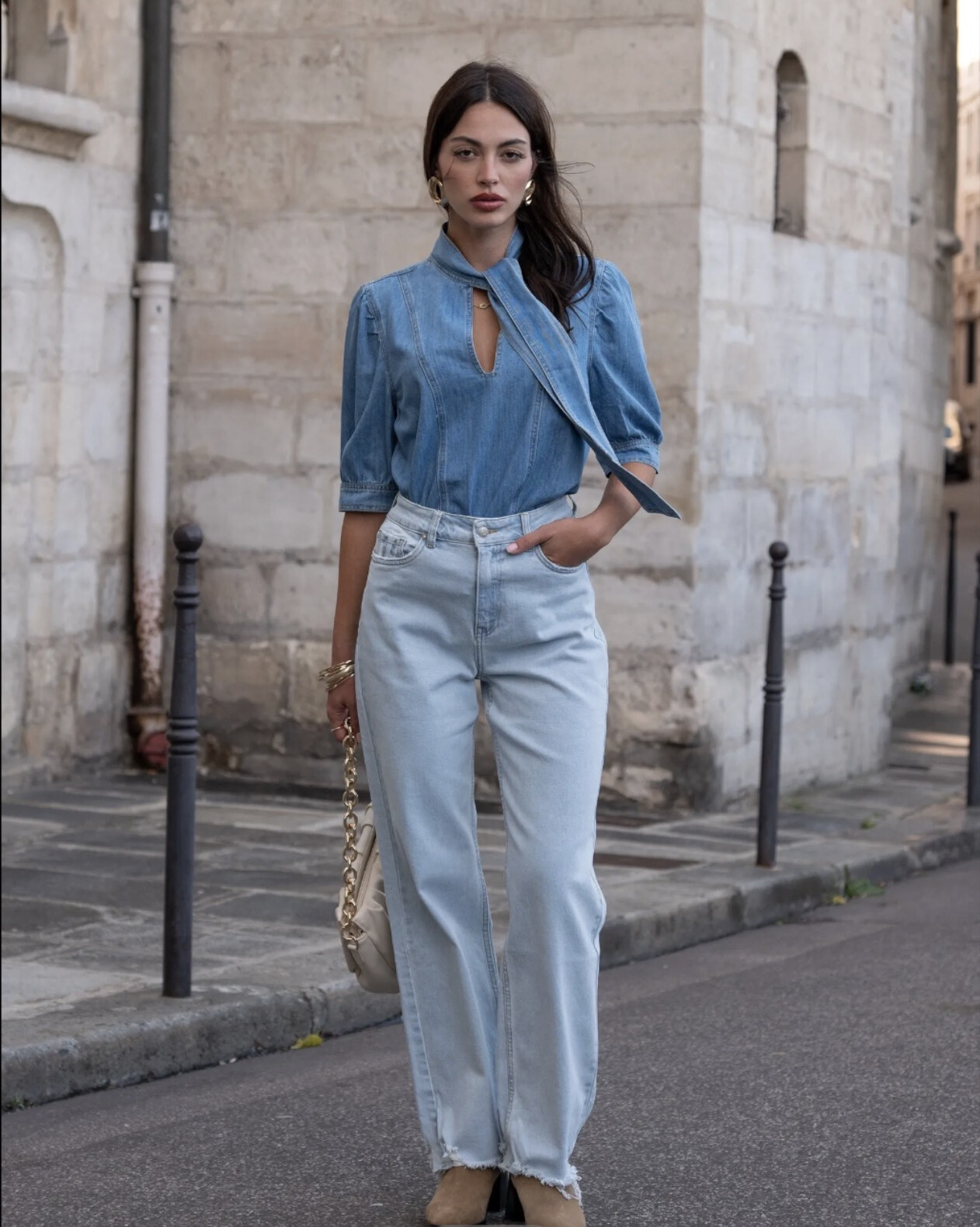 Grossiste R-Display - Pantalon Boyfriend