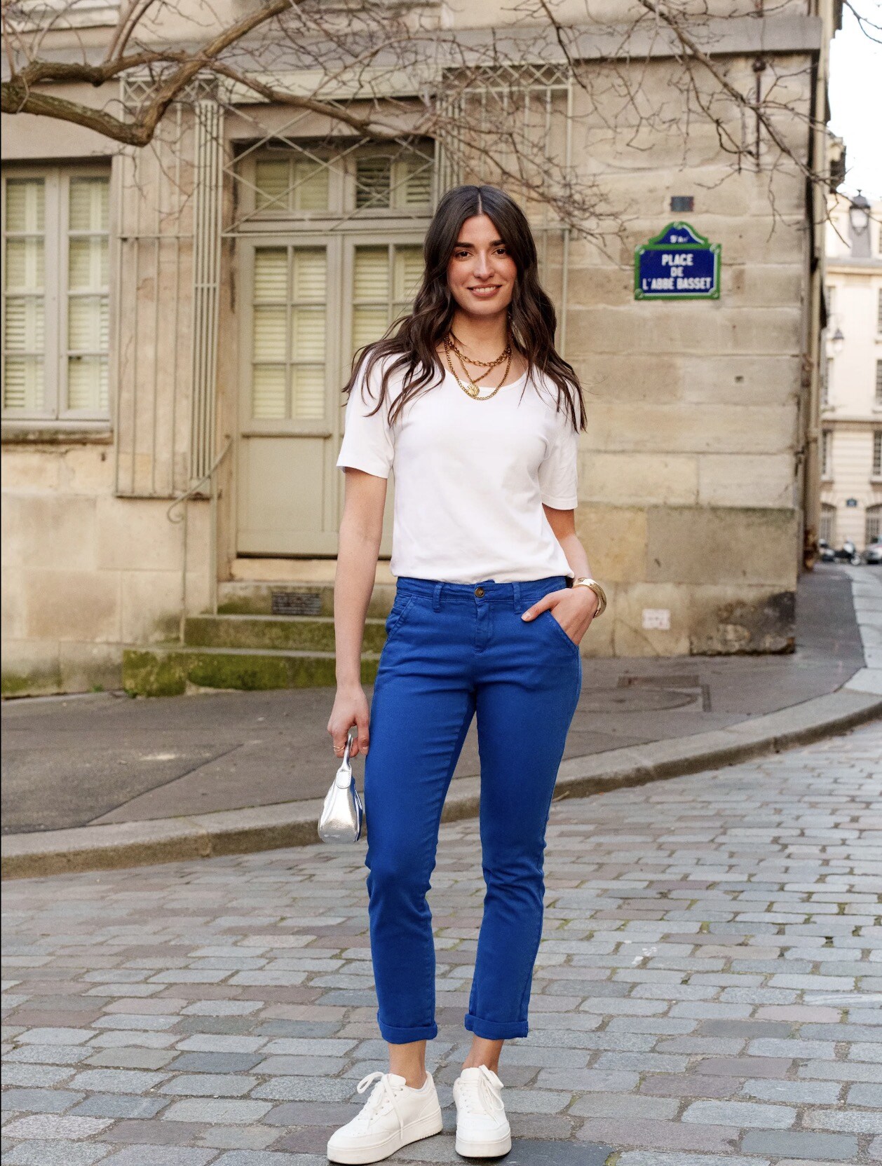 Grossiste R-Display - Pantalon Chino Bleu Royale