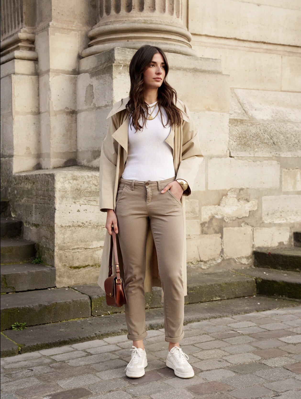 Grossiste R-Display - Pantalon Chino Taupe