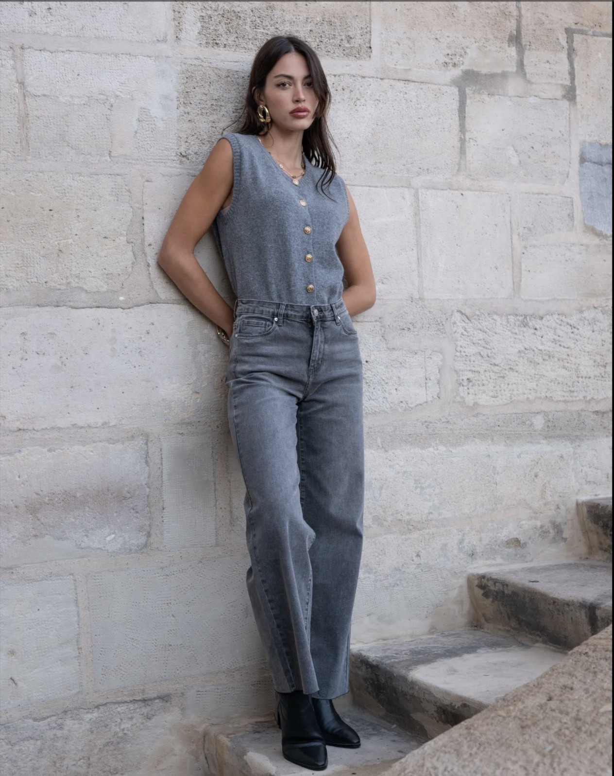 Grossiste R-Display - Pantalon Wide leg
