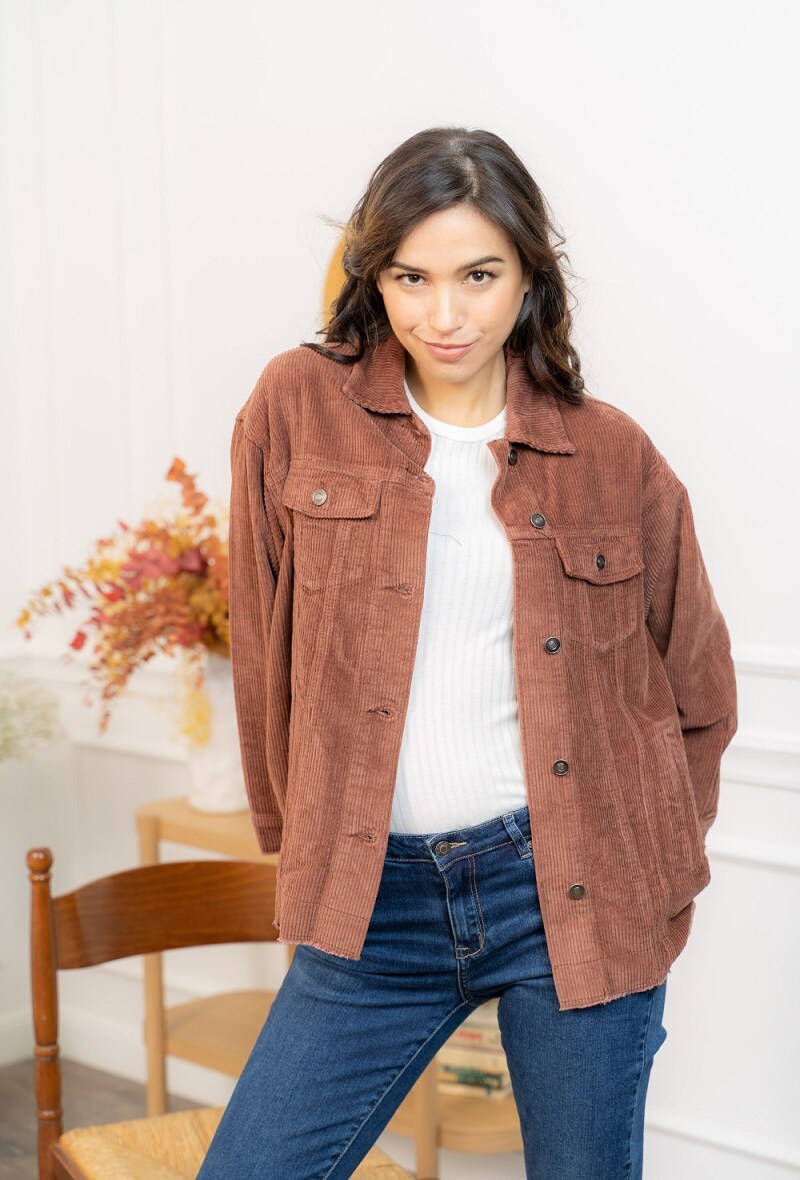 Mayorista R-Display - Chaqueta de terciopelo