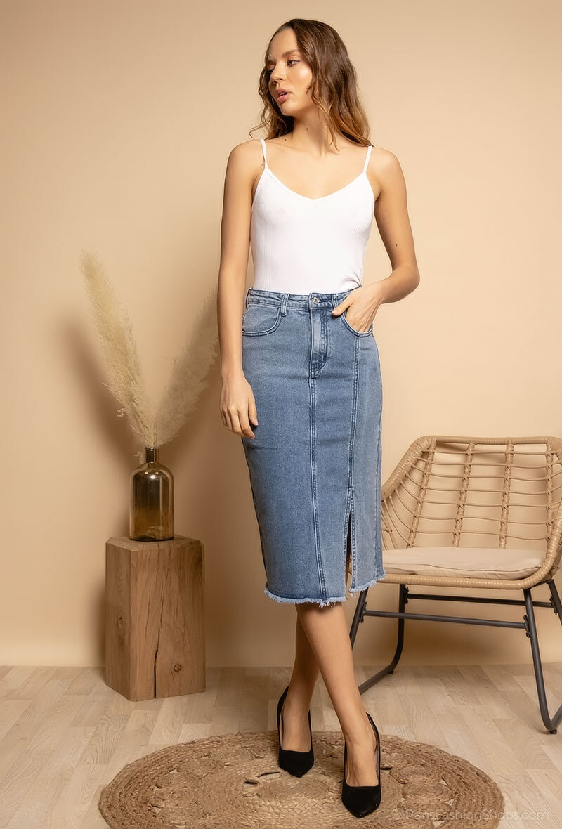 Wholesaler R.Jonaco - Denim skirt