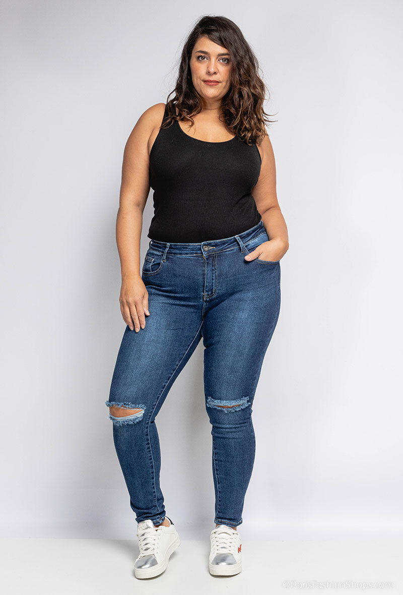 Wholesaler R.Jonaco - Ripped skinny jeans