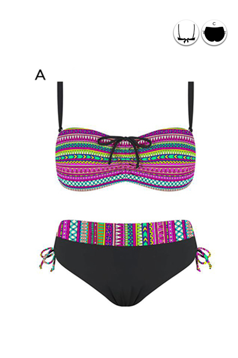 Grossiste Rae - Maillot de Bain Bikini Grande Taille Aztèque