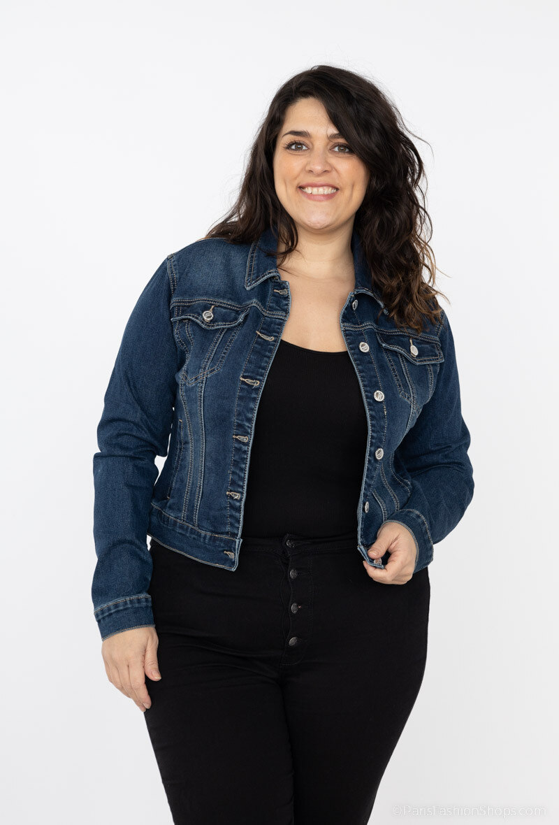 Großhändler REALTY JADELY - Jacke große Größe Jeans