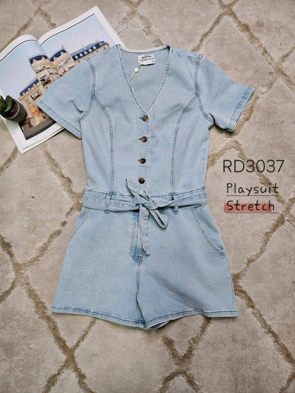 Wholesaler Redial - Dank shorts combination with belt to tie