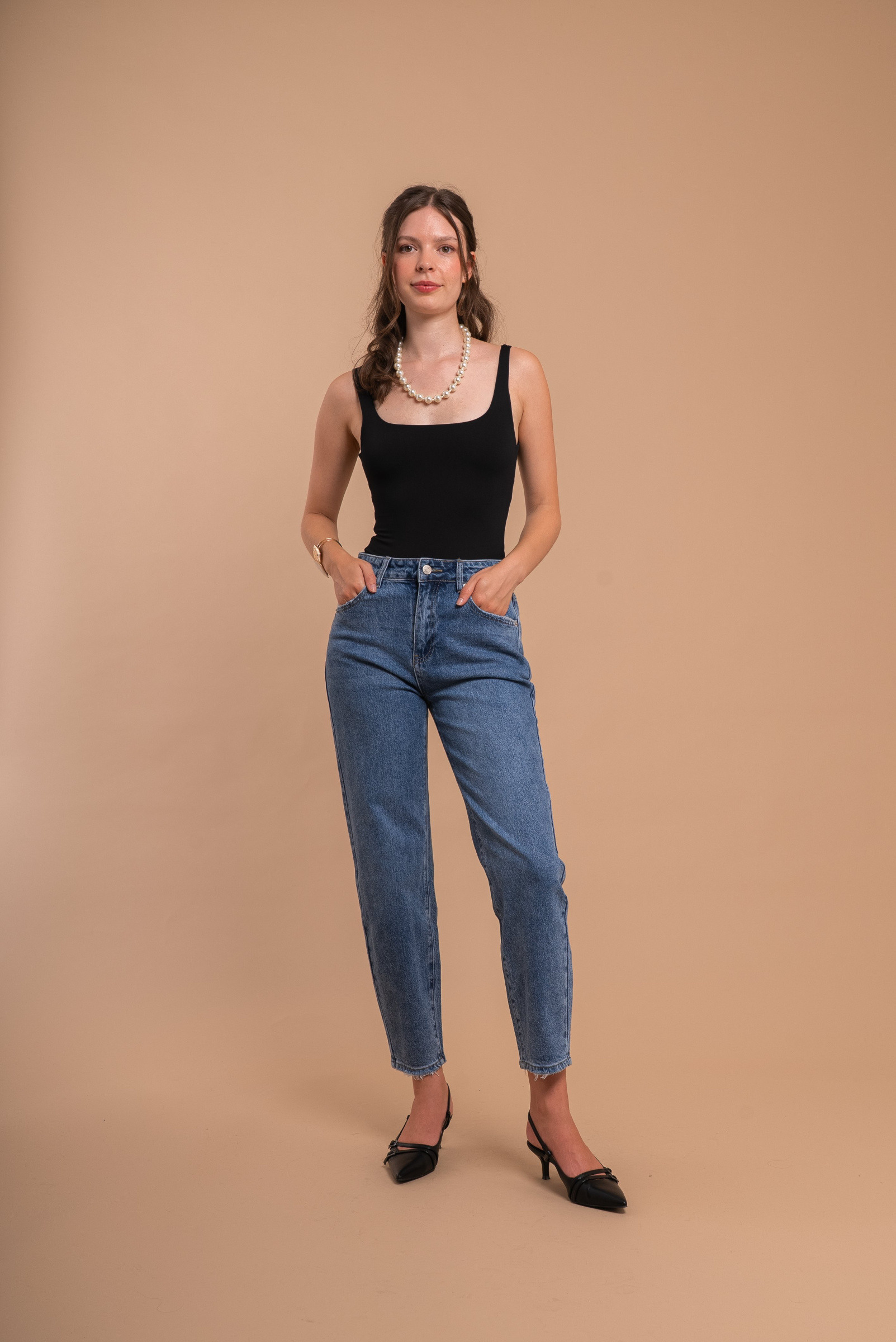 Grossiste REDIAL - Jean mom bleu