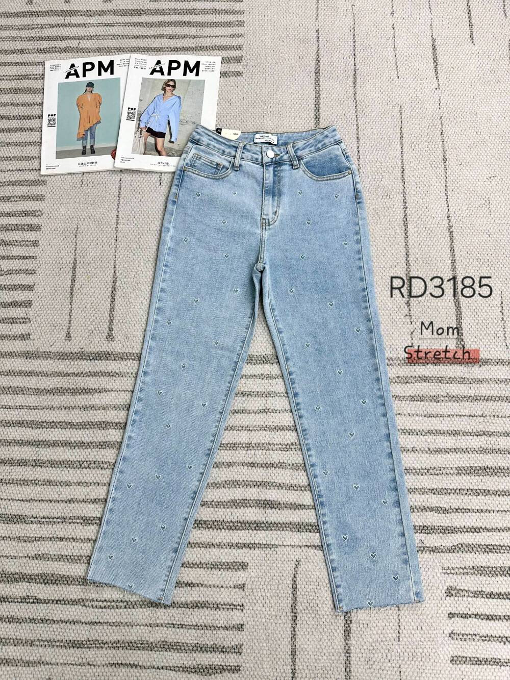 Wholesaler Redial - Jean Mom made a sunflower pattern with fringed edges