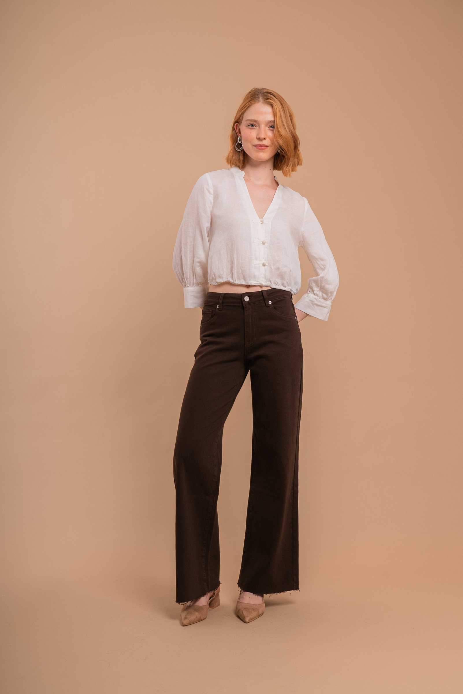 Grossiste REDIAL - Jean wide choco
