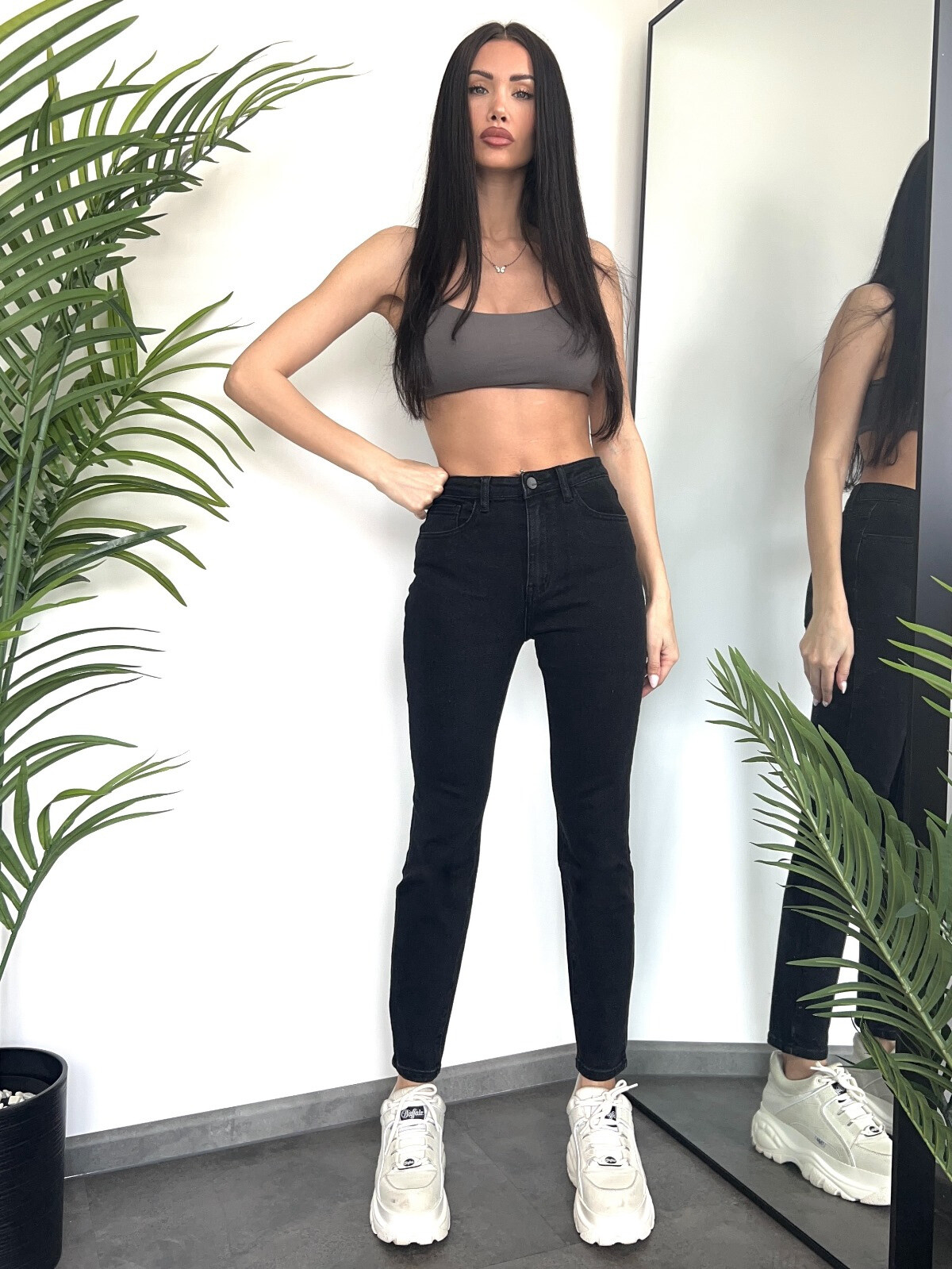 Wholesaler Redial - Black Skinny Stretch