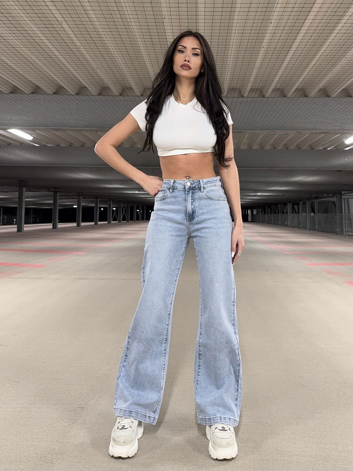 Wholesaler Redial - High waist flare cutter