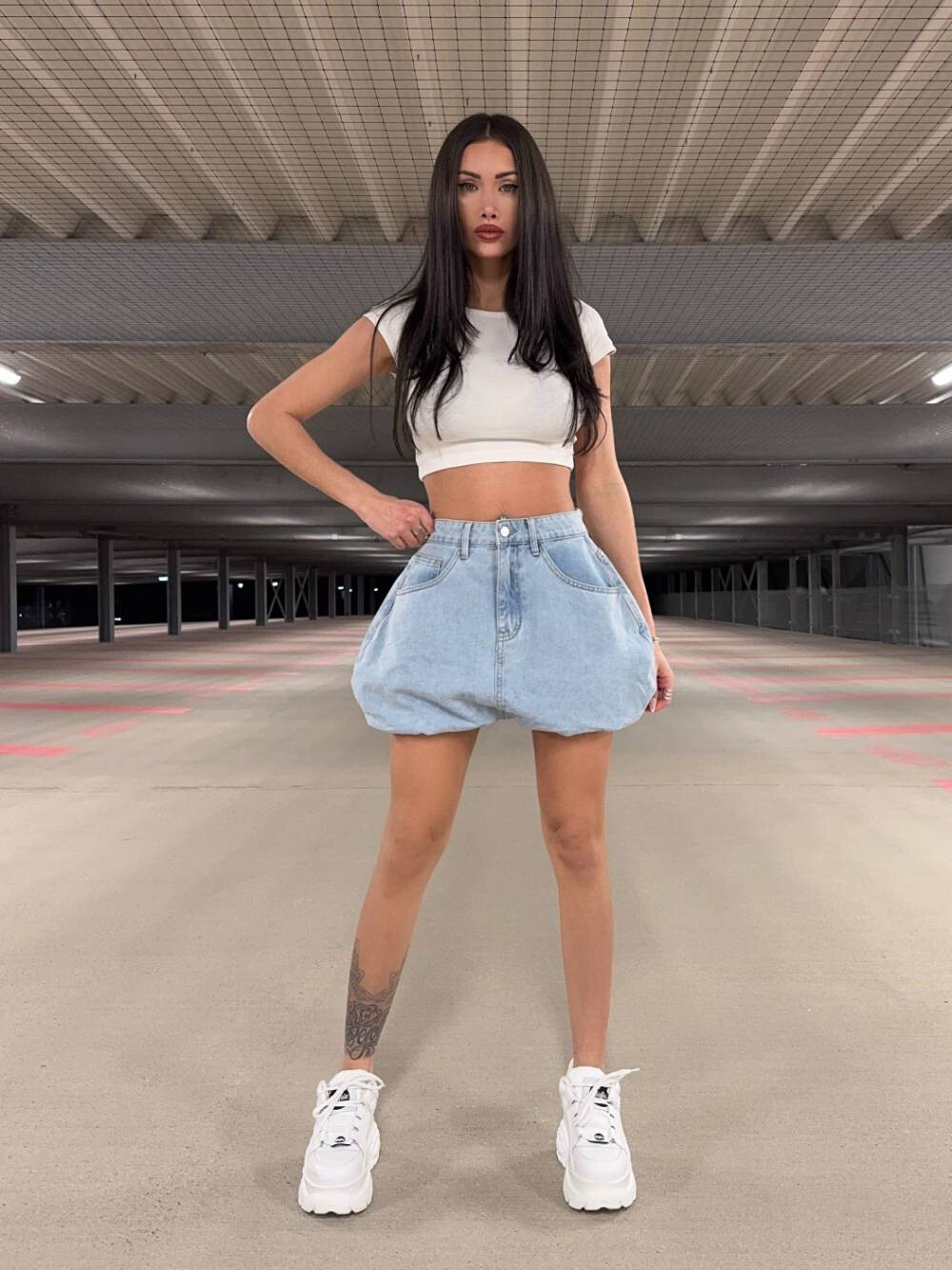 Wholesaler Redial - Cotton Denim Flooring Skirt