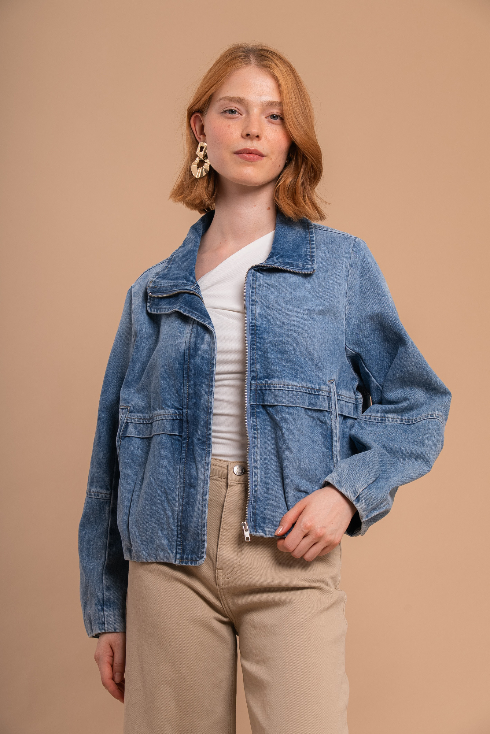 Grossiste REDIAL - Veste en jean bleu