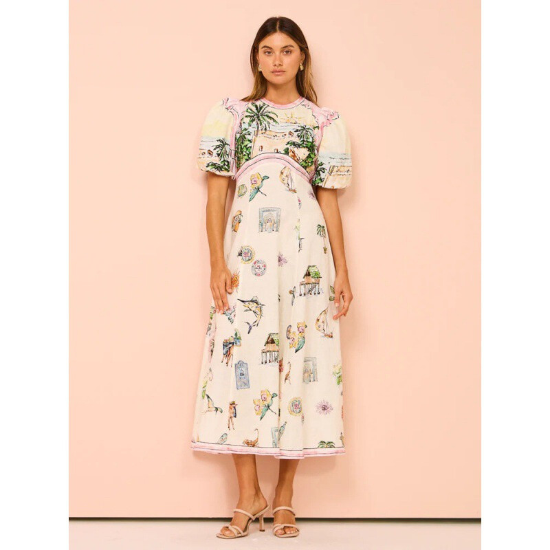 Wholesaler Remix - Dress with floral print