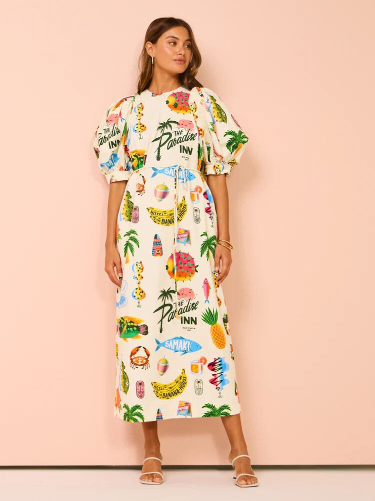 Grossiste Remix - Robe élégante avec imprimé floral