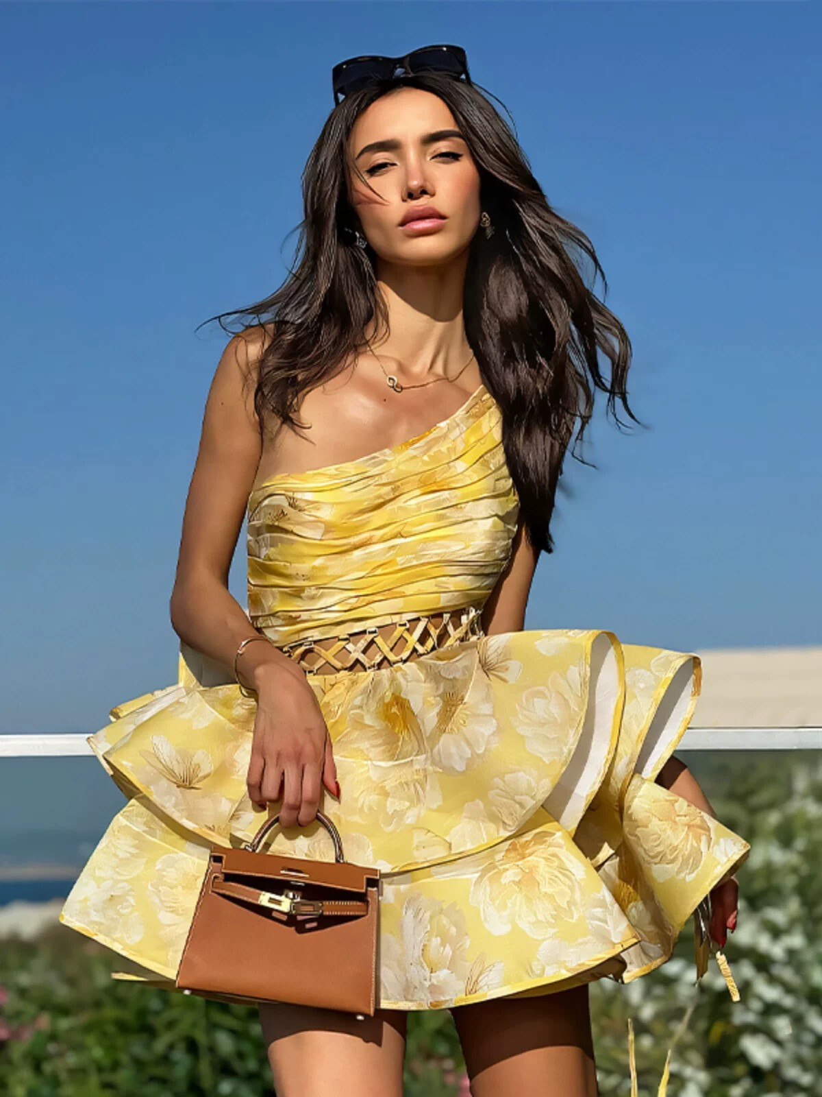 Mayorista Remix - Vestido elegante con estampado floral