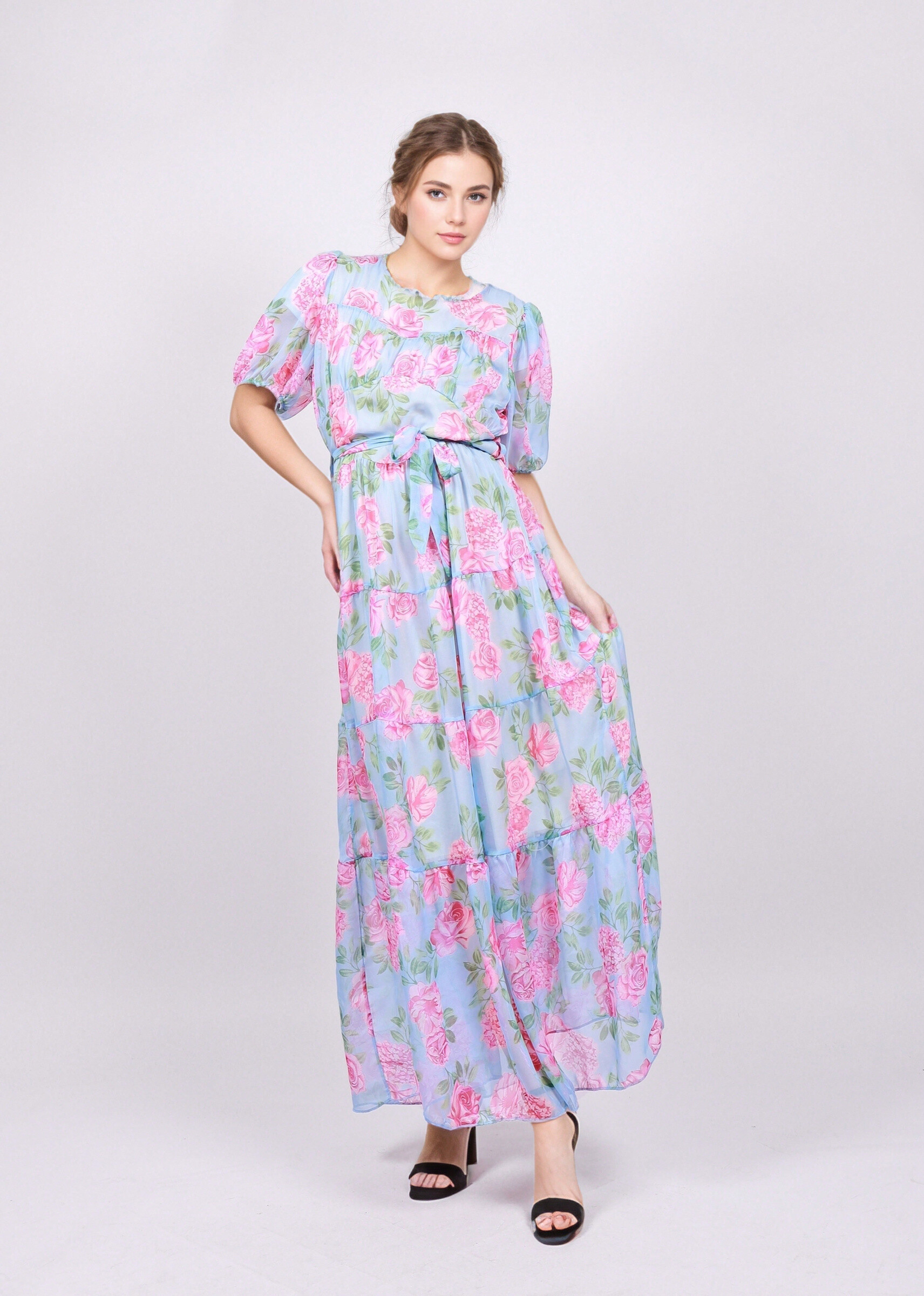 Wholesaler Remix - Dress with floral print