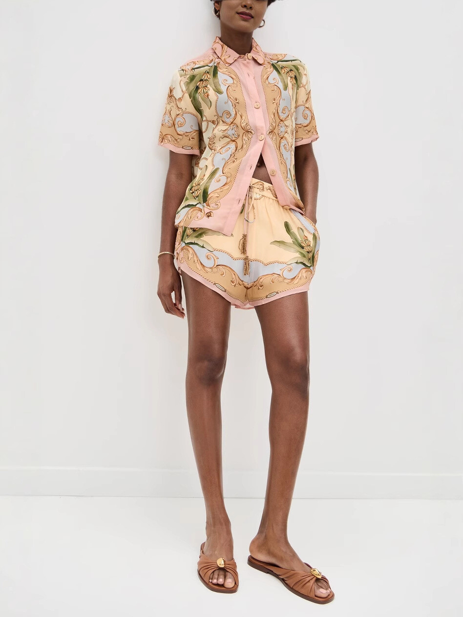Mayorista Remix - Traje elegante de 2 piezas con estampado floral