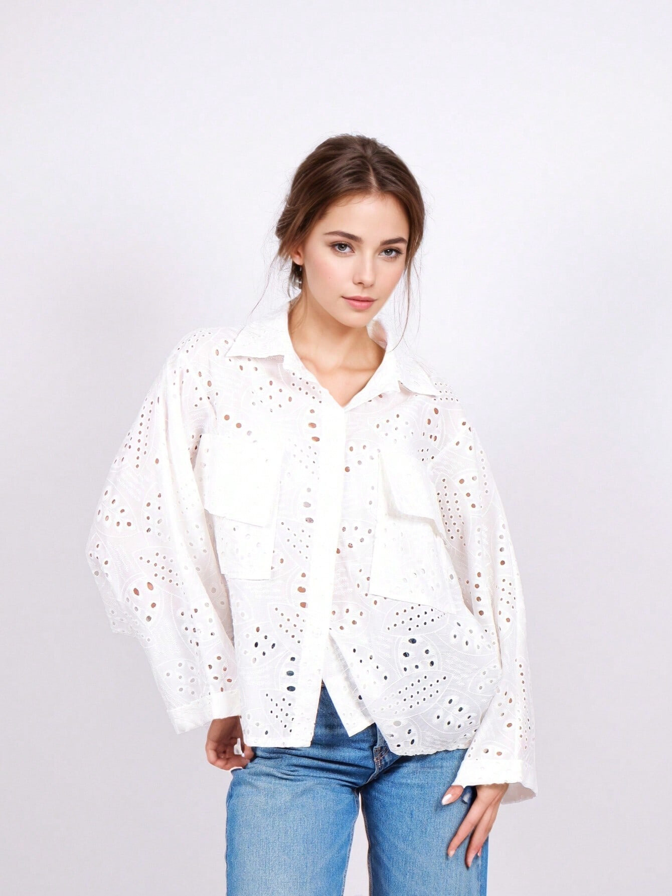 Wholesaler Remix - Casual shirt with open pockets