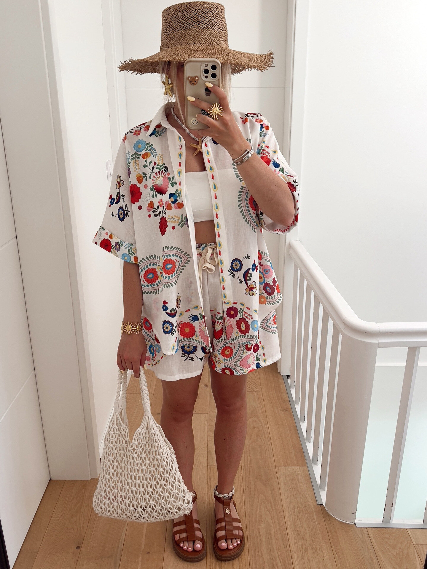 Großhändler Remix - Elegantes 2-teiliges Set mit Blumenmuster