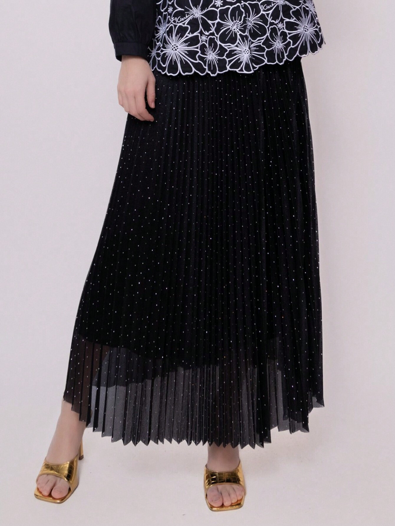 Grossista Remix - Gonna in Tulle casual con decoraizone strass