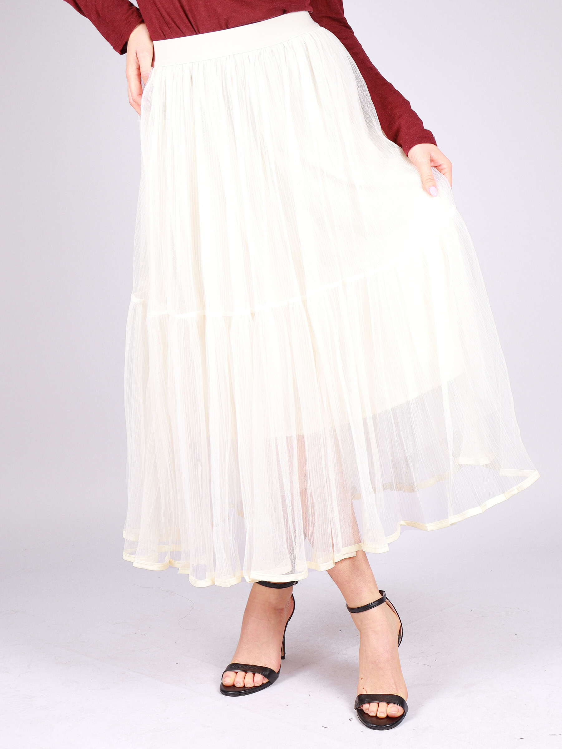 Grossista Remix - Gonna lunga in tulle stile casual