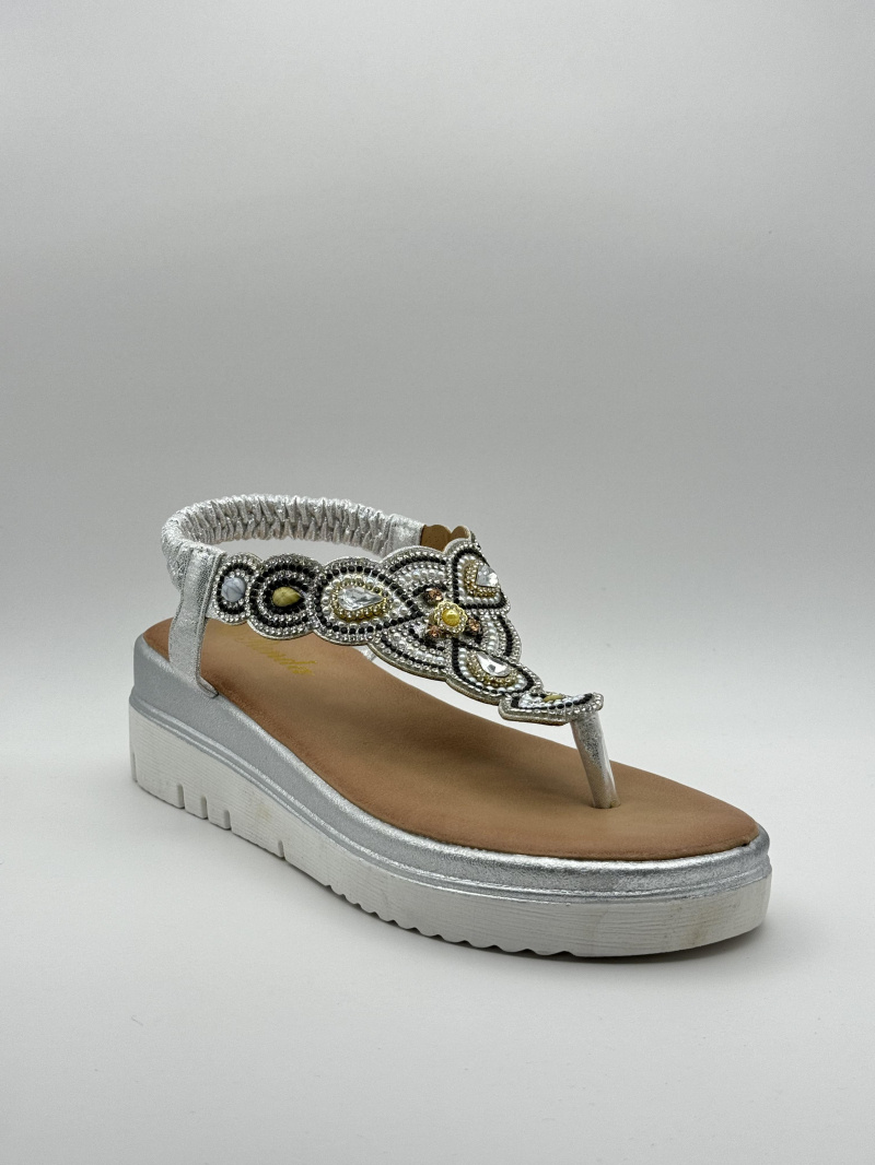 Wholesaler Renda - Fancy sandals with jewelry