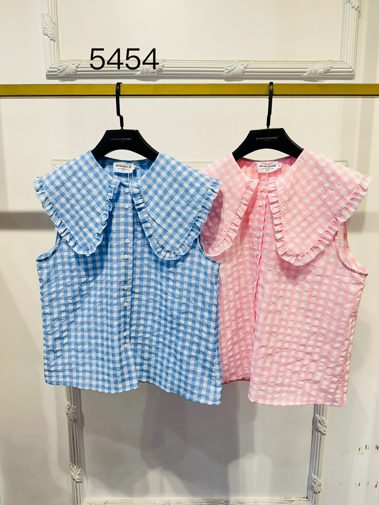 Grossiste Retro&Icone - Blouse Claudine Vichy