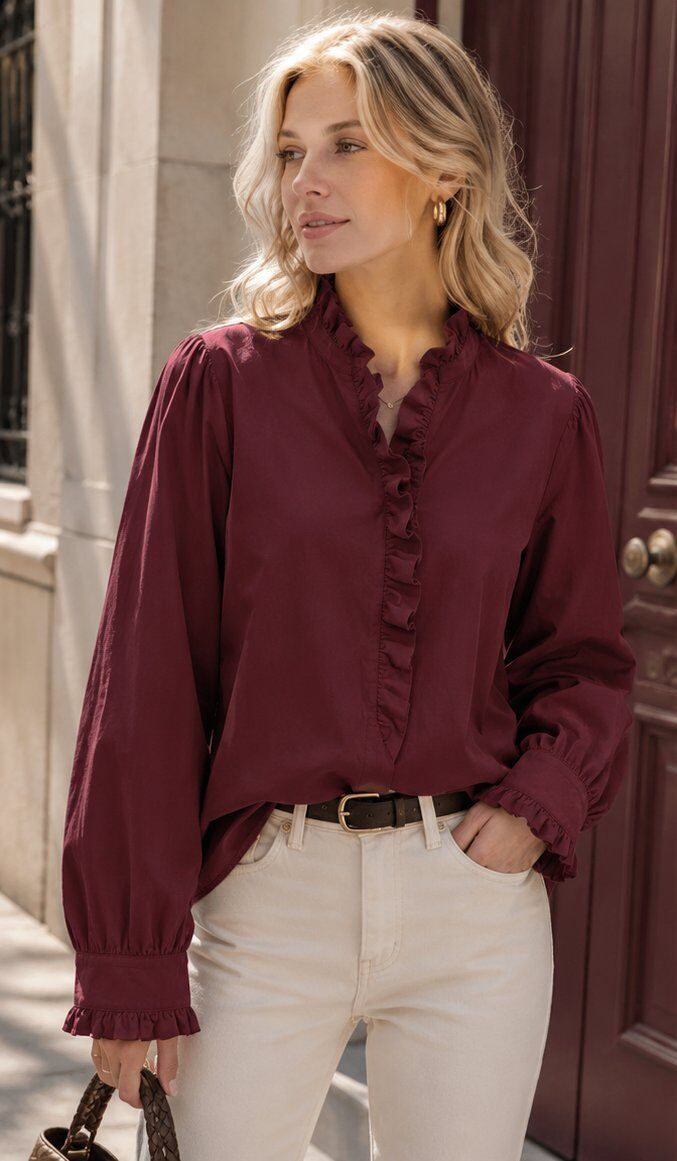Grossiste Revd'elle - CHEMISE romantique à volants