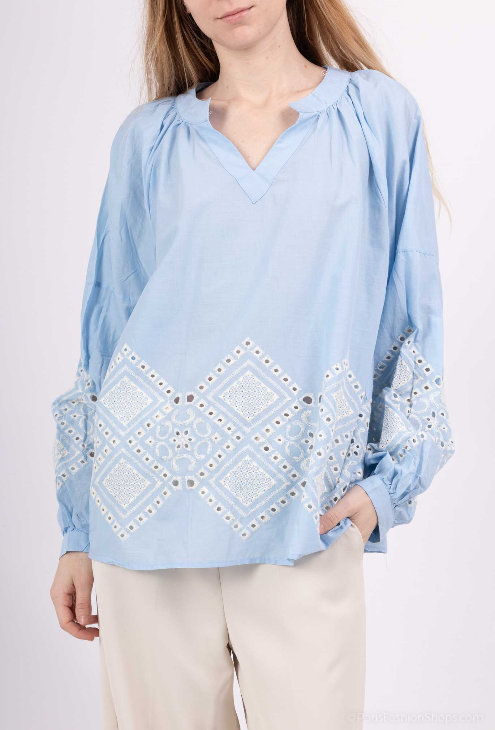 Wholesaler Revd'elle - Revd'elle - shirt v -neck puffy handle