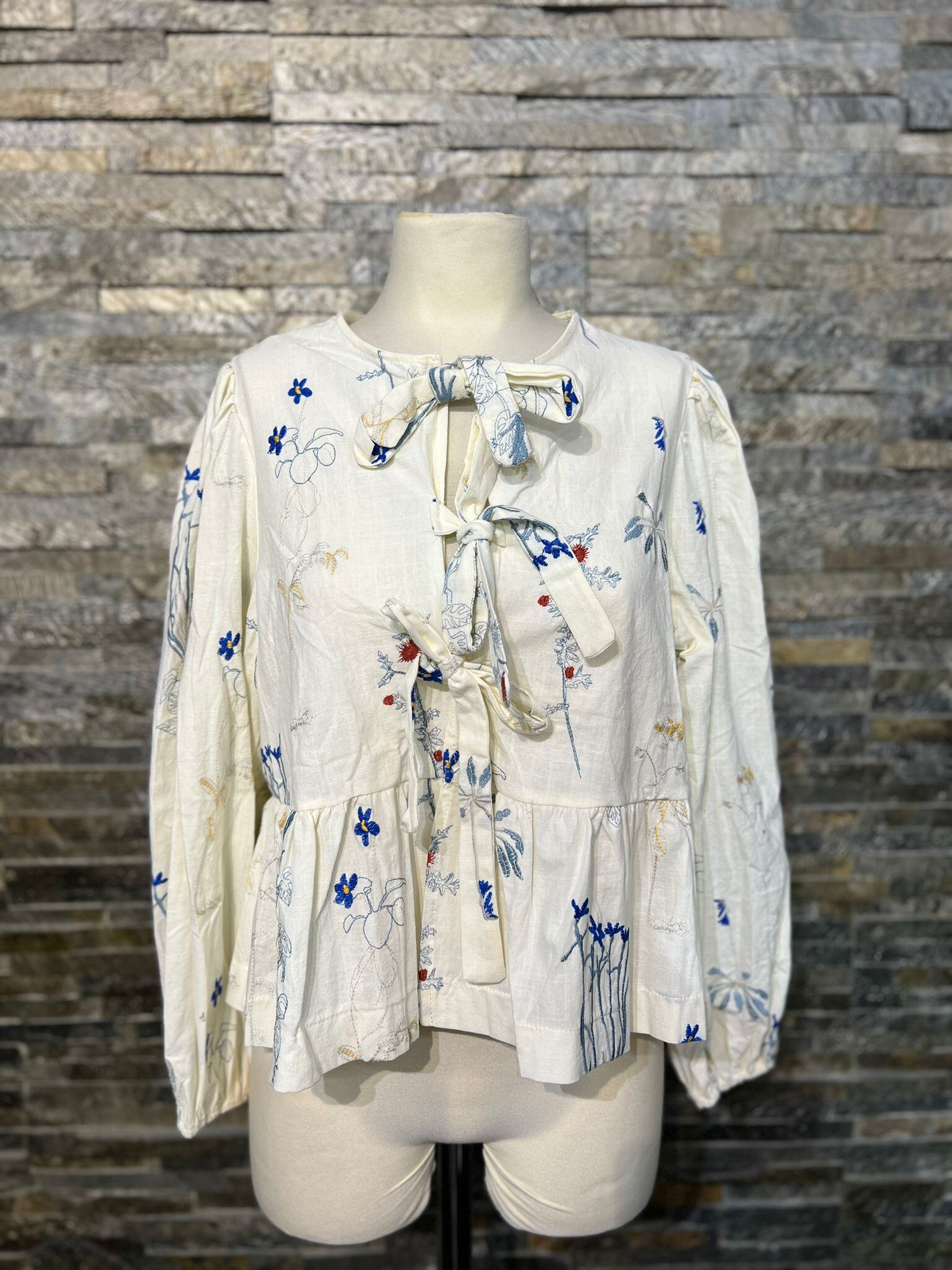 Mayorista Revd'elle - Blusa de Mujer con Lazos e Estampado Floral