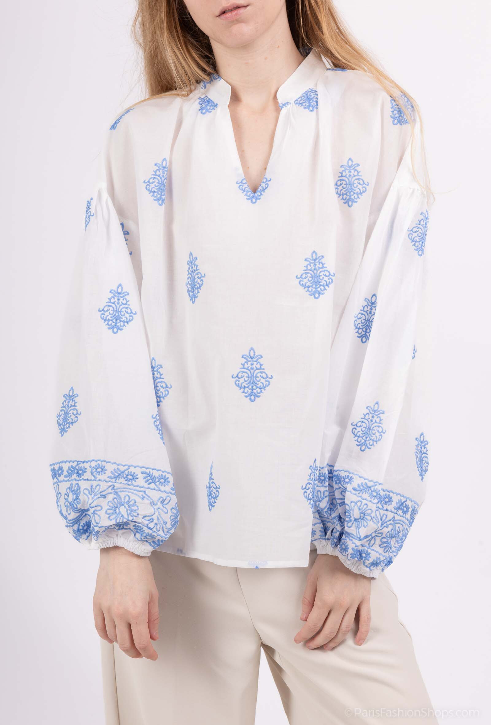 Wholesaler Revd'elle - Revd'elle - shirt v -neck puffy handle