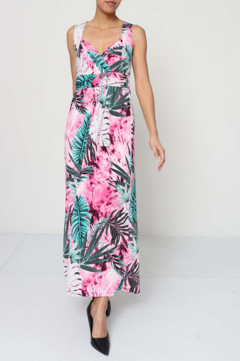 Wholesaler Revd'elle - Revdelle - Long sleeveless dress with V-neck belt