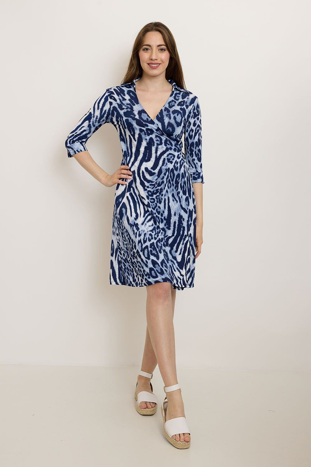 Wholesaler Revd'elle - Revdelle - Leopard print wrap dress