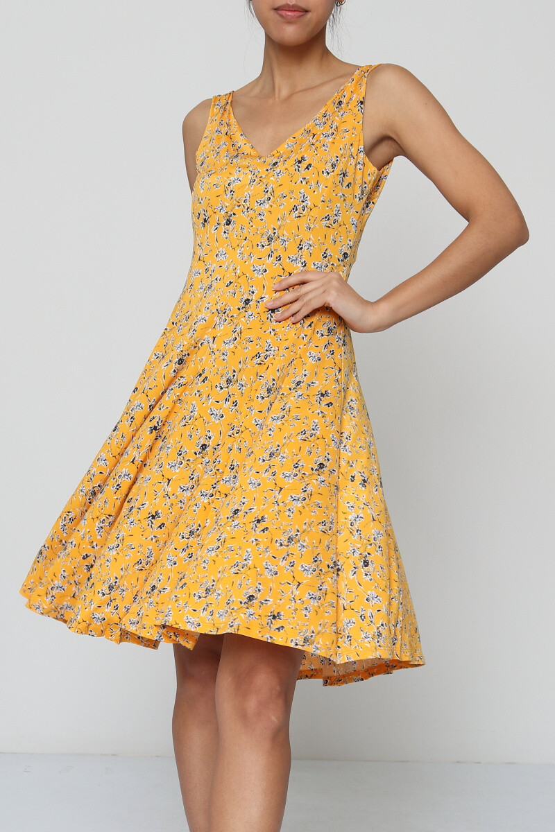 Grossiste Revd'elle - Revd'elle - Robe patineuse courte sans manches col V