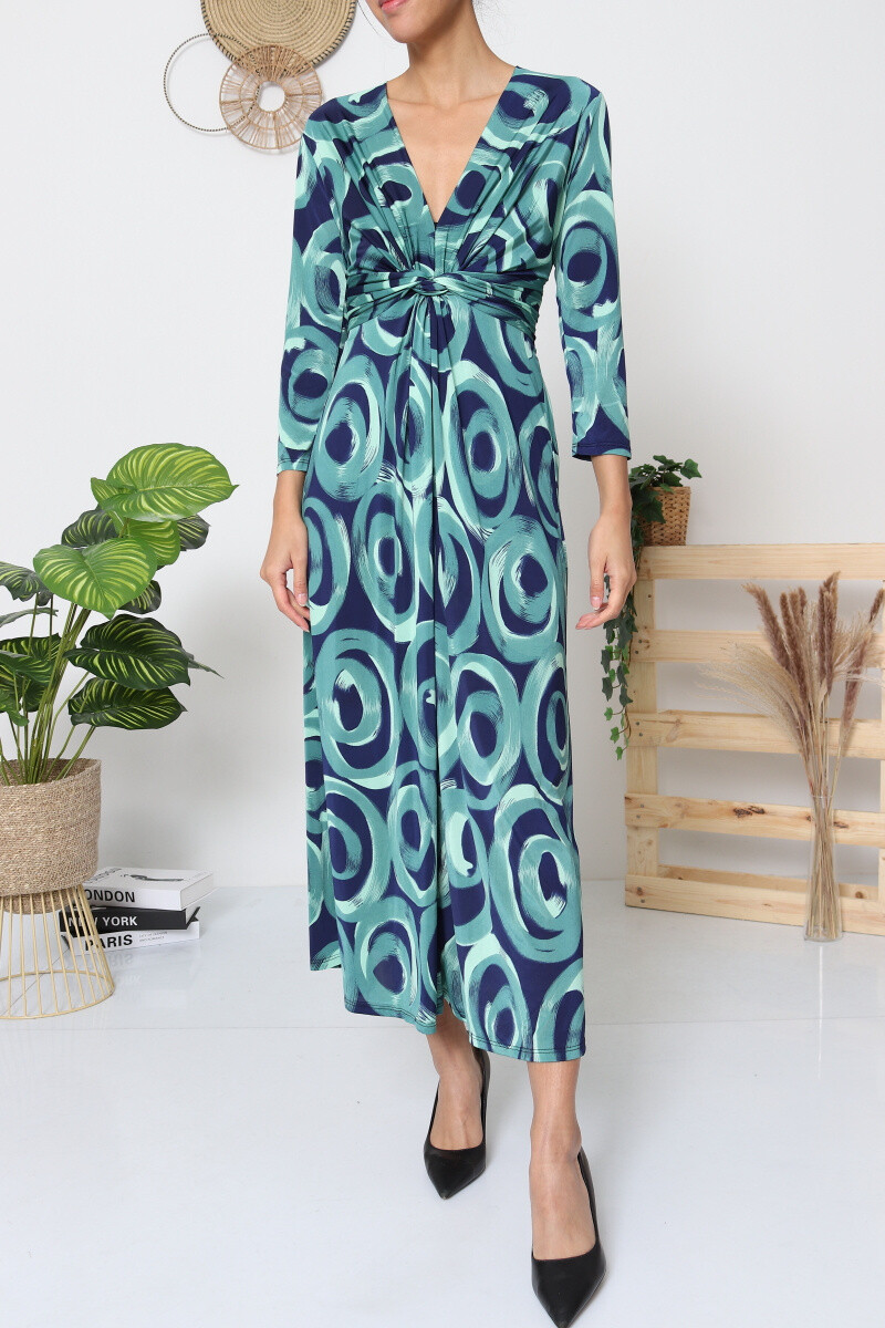 Wholesaler Revd'elle - Revd'elle - Long Large Dress with knot