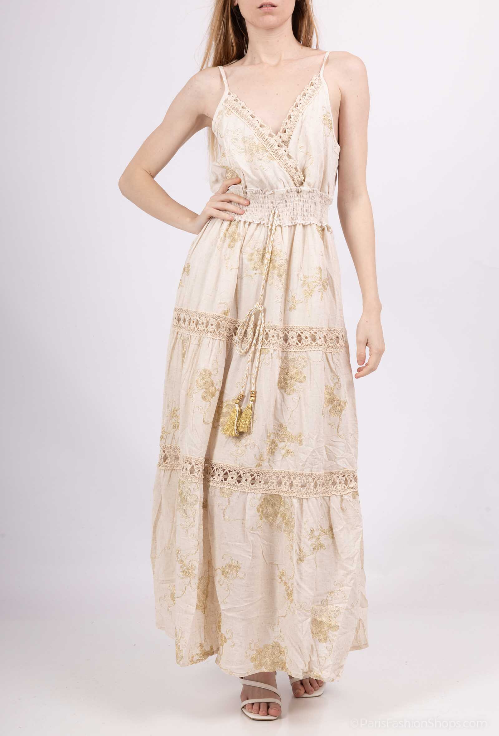 Wholesaler Revd'elle - Revd'lle - Long sleeveless dress with knot