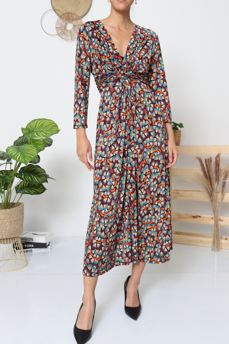 Wholesaler Revd'elle - Revd'elle - Long Large Dress with knot